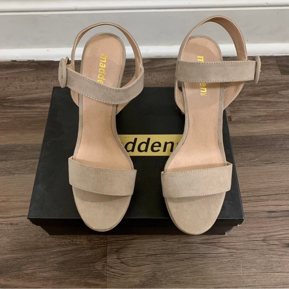 Madden NYC Nude Reese Platform High Heel Shoes Size 10 High Heel Nude Shoe - Picture 5 of 12